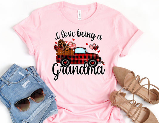 I Love being a Grandma Shirt - Grandma Valentine Shirt