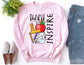 Teach Love Inspire Full Color Sweatshirt - Teacher Sweatshirt