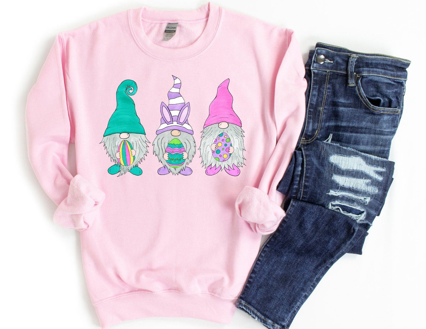 Easter Gnome Sweatshirt - Gnome Easter Sweatshirt