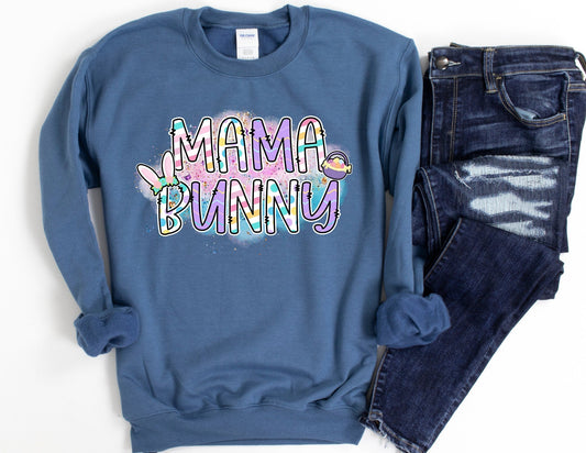 Mama Bunny Easter Sweatshirt - Easter Mom Sweatshirt