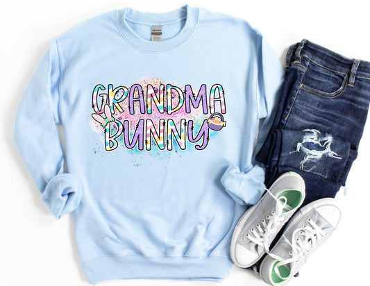 Grandma Bunny Easter Sweatshirt - Easter Grandma Sweatshirt