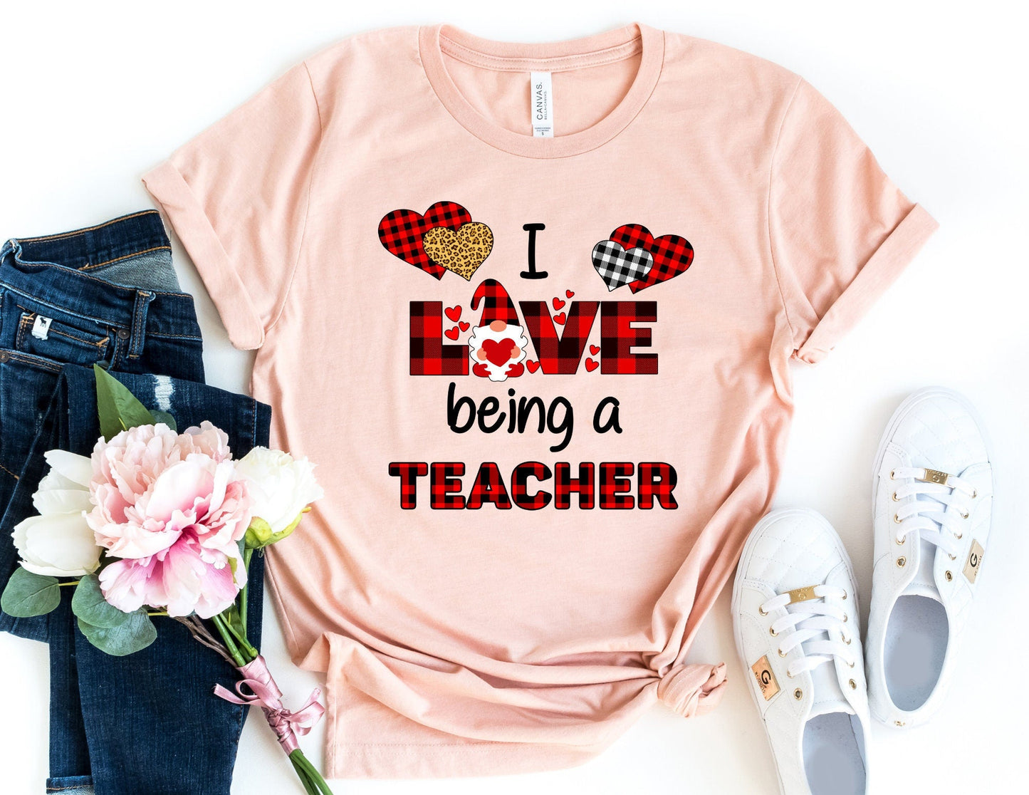 I Love Being a Teacher Shirt - Valentine Teacher Shirt