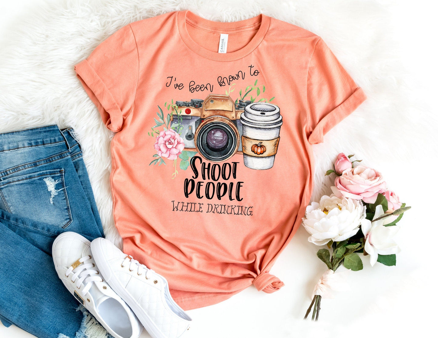 I've Been Known to Shoot People While Drinking Shirt - Photographer Shirt