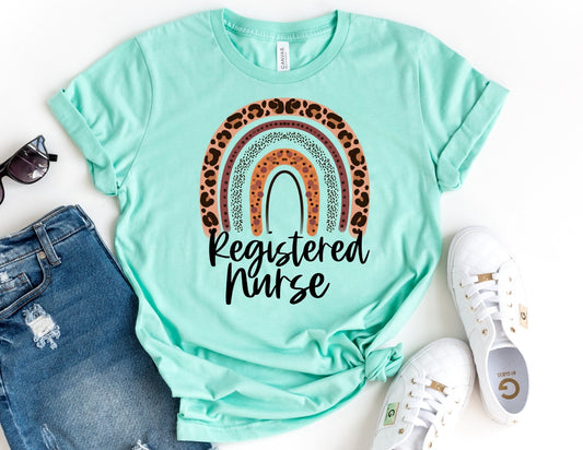 Registered Nurse Rainbow Shirt - Nurse Shirt