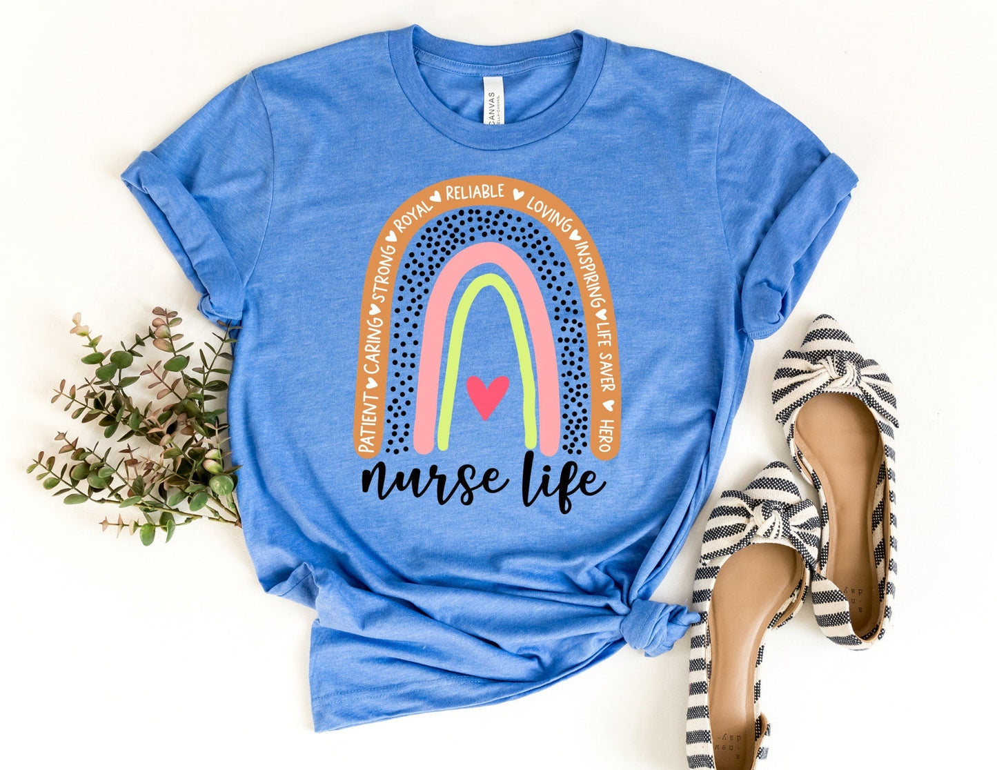 Nurse Life Rainbow Shirt - Nurse Shirt