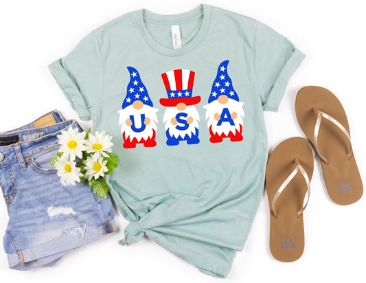 USA Gnome Shirt - 4th of July Shirts