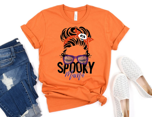 Spooky Mama Halloween Shirt - Mom Halloween Shirt