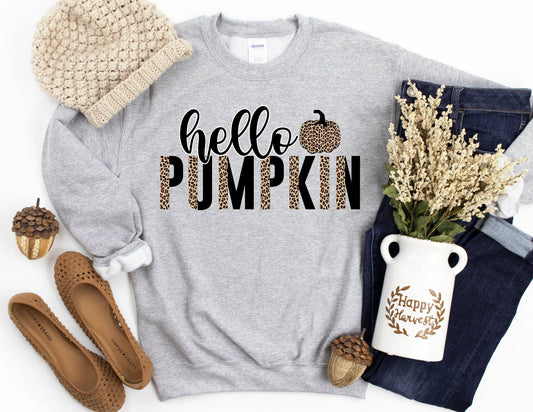 Hello Pumpkin Sweatshirt - Fall Sweatshirt