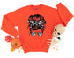 Skull Bandana Sweatshirt - Mom Halloween Sweatshirt