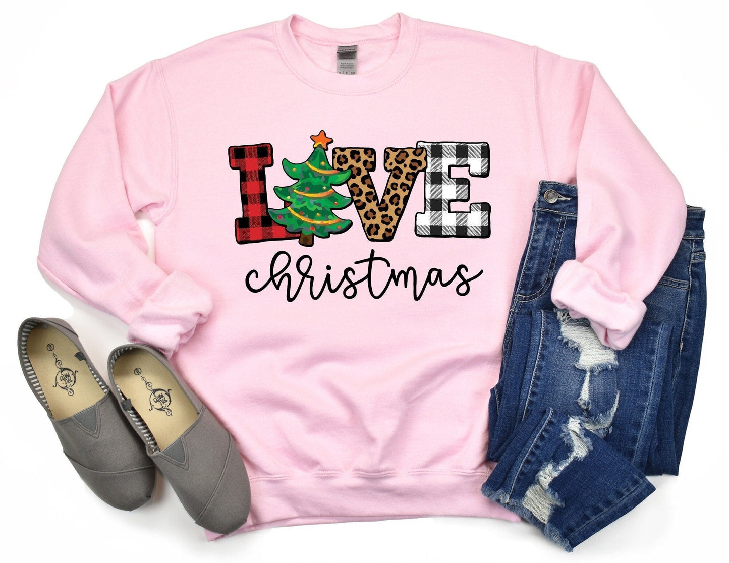 Love Christmas Sweatshirt - Christmas Sweatshirt