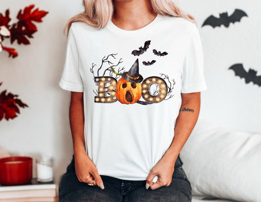 Boo Pumpkin Shirt - Happy Halloween Shirt