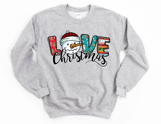 Love Christmas Sweatshirt - Christmas Sweatshirt