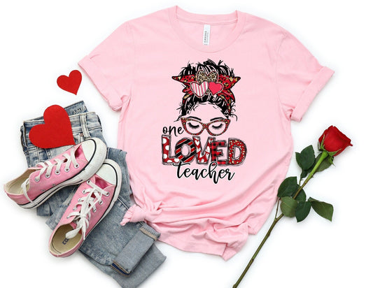 One Loved Teacher Valentine Shirt - Valentine Teacher Shirt