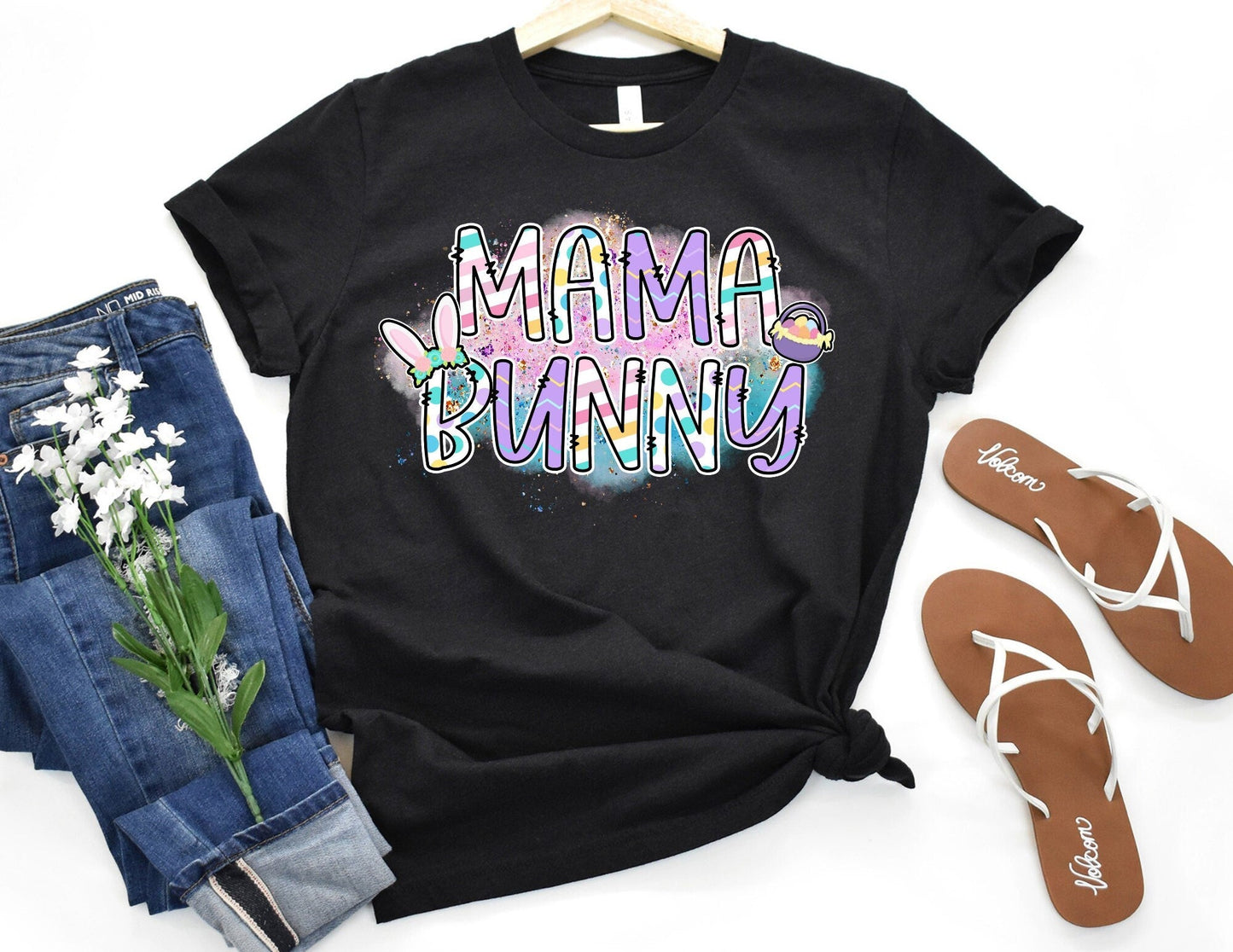 Mama Bunny Shirt - Easter Mom Shirt