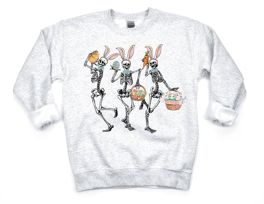 Easter Skeleton Sweatshirt - Happy Easter Sweatshirt