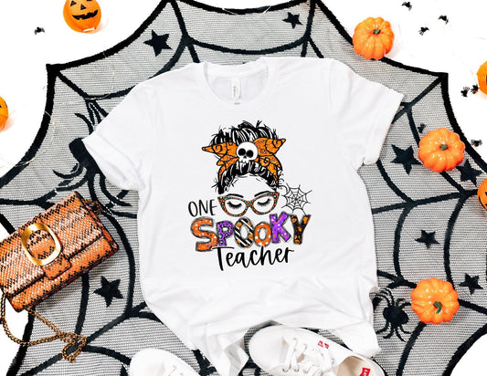 One Spooky Teacher - Halloween Teacher Shirt