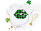 St Patricks Day Plaid Lips Shirt - St Patricks Day Clover Shirt