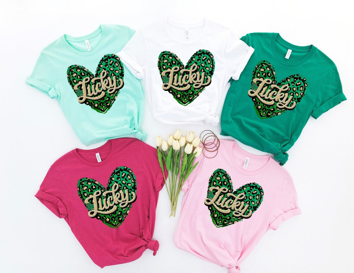 Lucky Heart Shirt - St Patricks Day Shirt