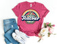 Retro Teacher Rainbow Shirt - Teacher Shirt