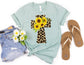 Leopard Cross Shirt - Easter Shirt