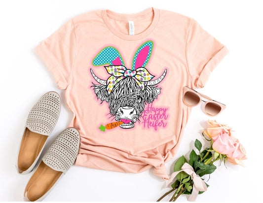 Happy Easter Heifer Shirt - Easter Shirt