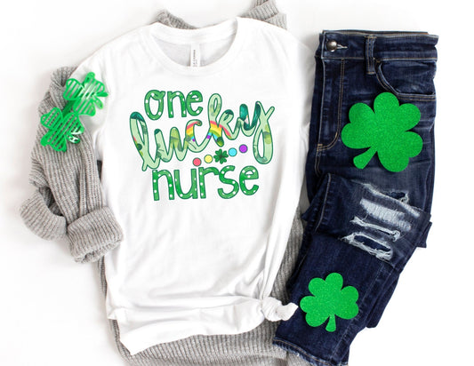 One Lucky Nurse Shirt - Nurse St Patricks Day Shirt