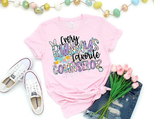 Every Bunny's Favorite Counselor - Counselor Easter Shirt