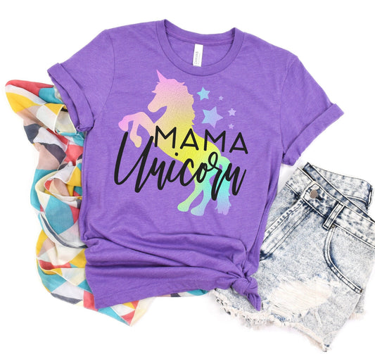 Mama Unicorn Shirt - Mom Unicorn Shirt