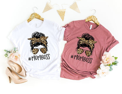 Mom Boss Leopard Shirt - Leopard Mom Shirt