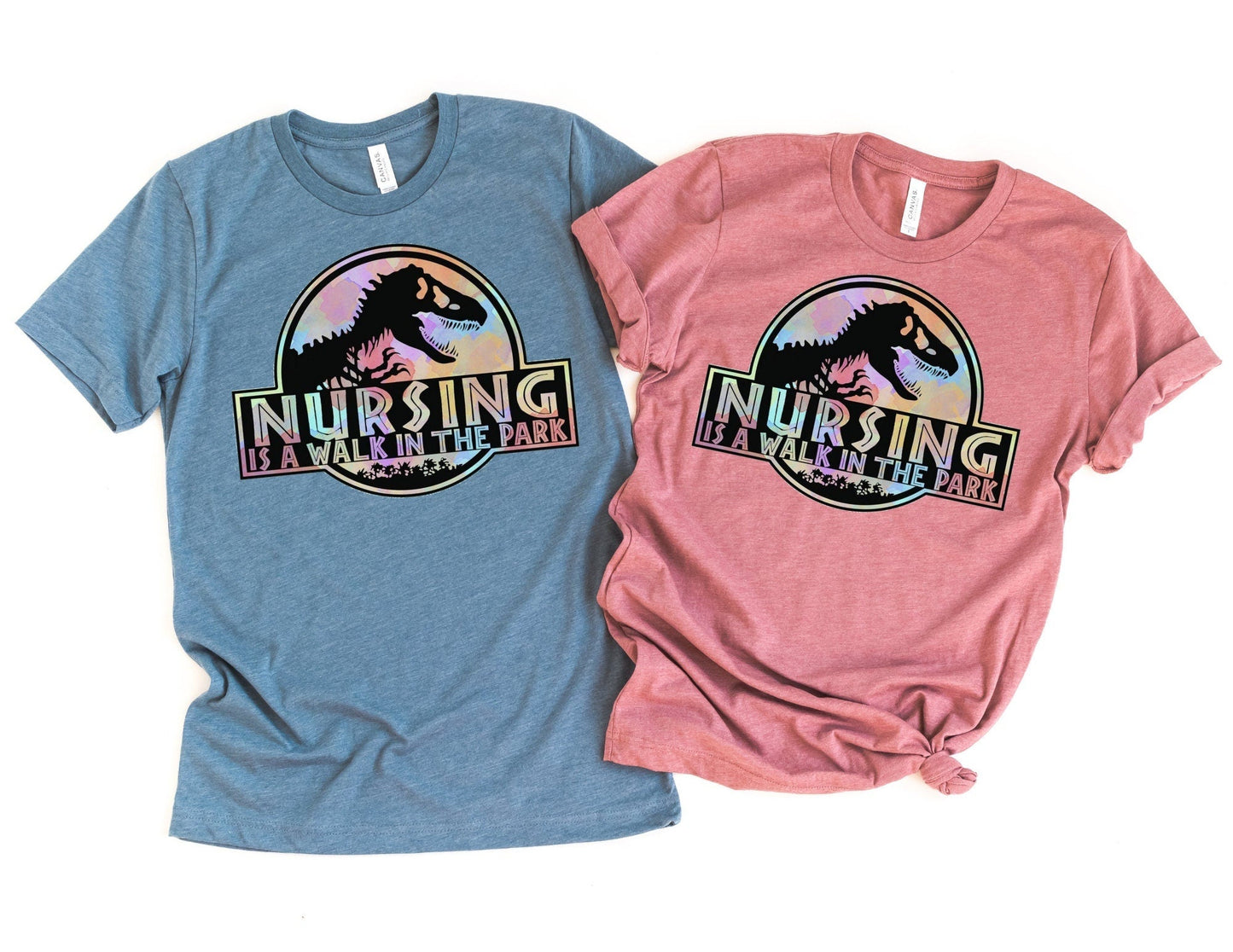 Nursing is a Walk in the Park Color Shirt - Nurse Shirt