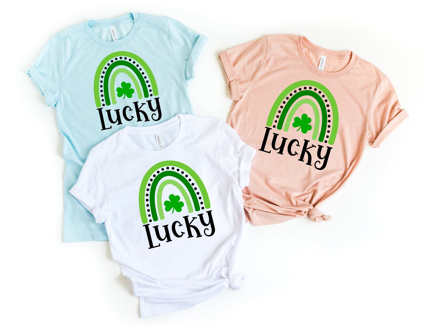Lucky Rainbow Shirt - St Patricks day Gnome Shirt