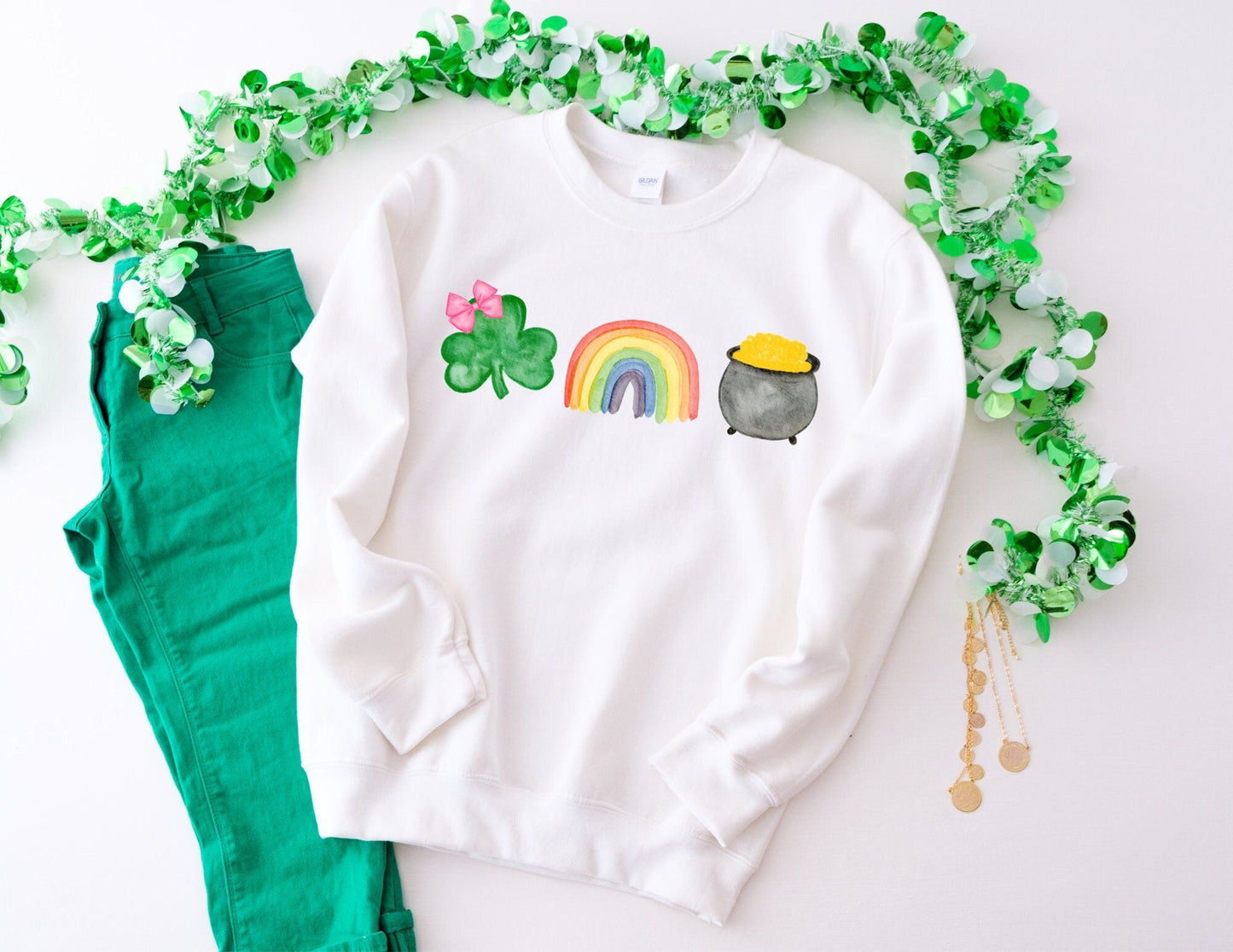 Pot of Gold Sweatshirt - St Patricks Day Sweatshirt