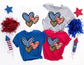 American Hearts Shirt - 4th of July Shirt