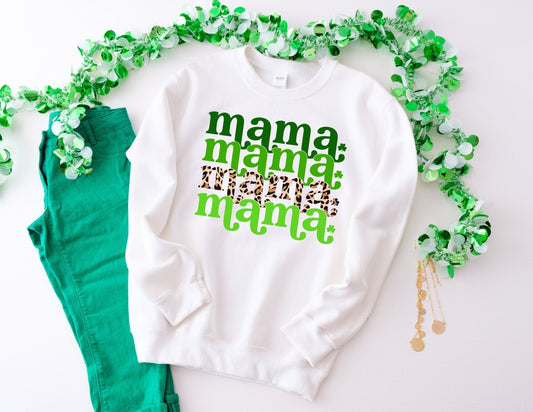 Mama St Patricks Day Sweatshirt - Mom St Patrick's Day Sweatshirt