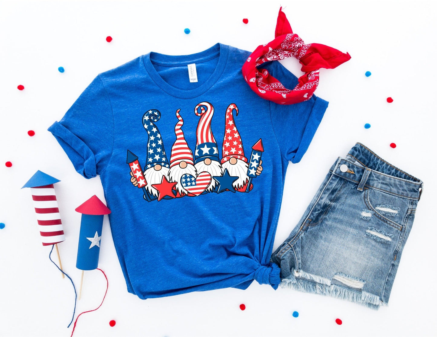 July 4th Gnome Shirt - Fourth of July Shirts