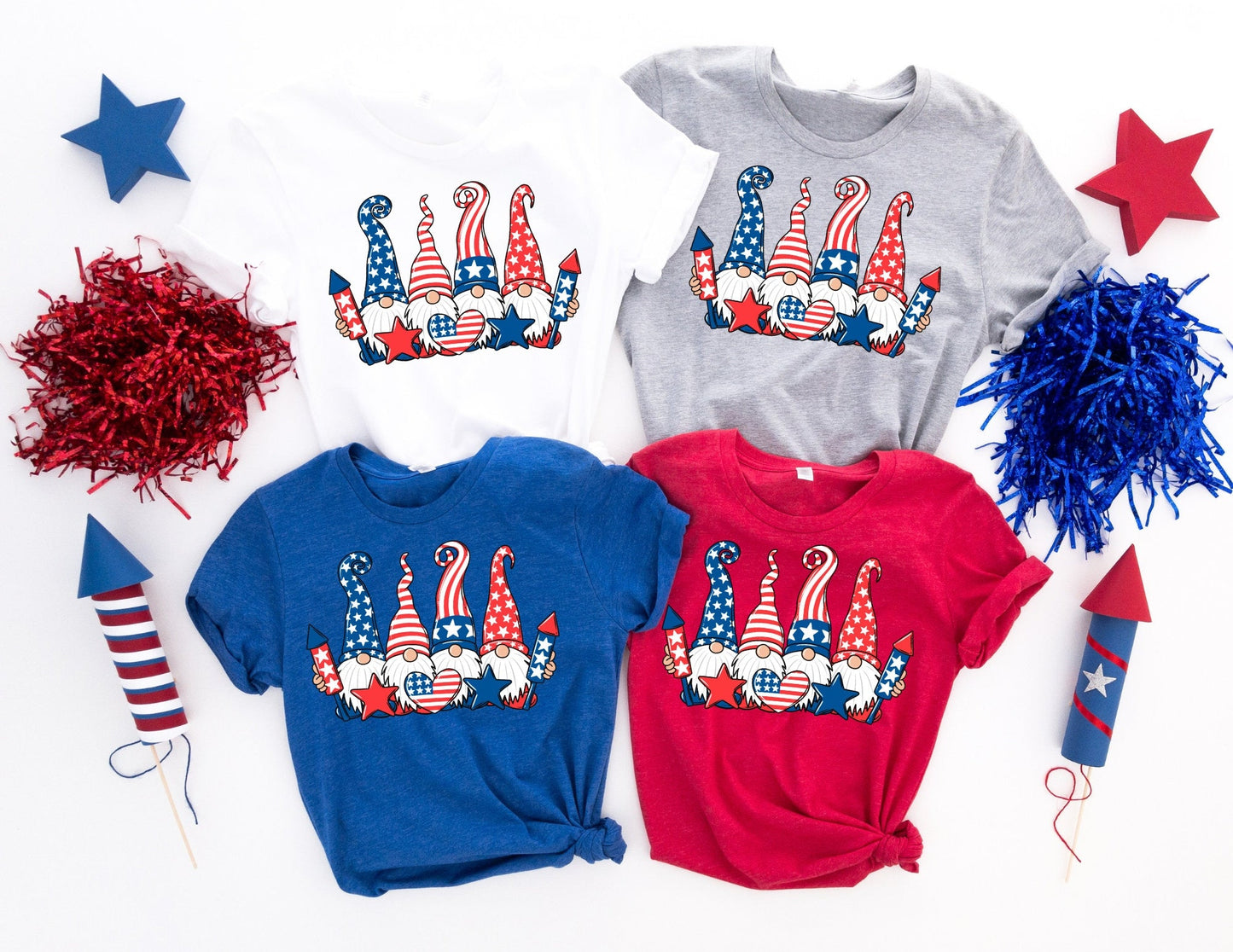 July 4th Gnome Shirt - Fourth of July Shirts