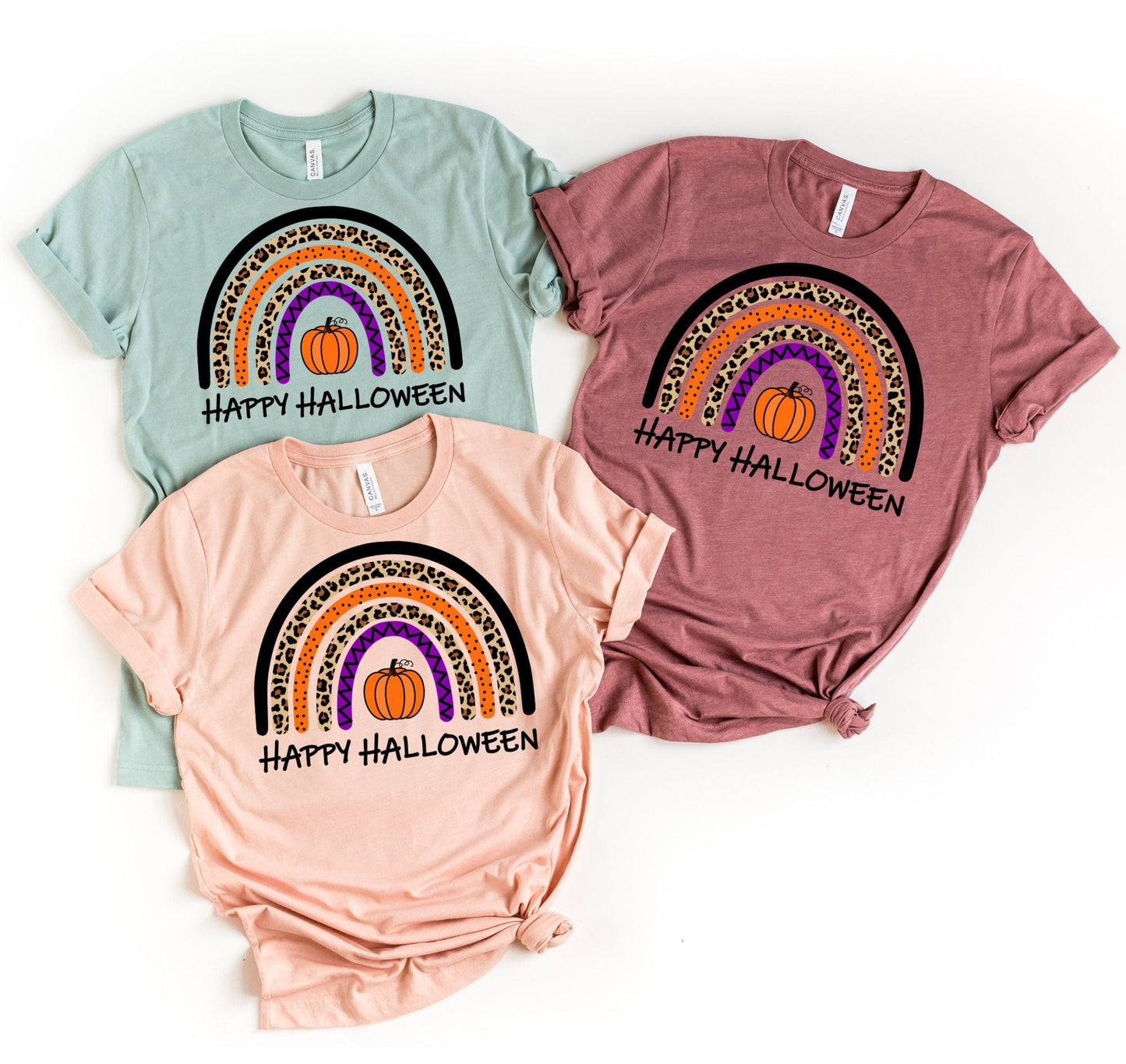 Happy Halloween Rainbow Shirt - Happy Halloween Shirt