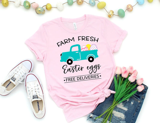 Farm Fresh Easter Eggs Shirt - Funny Easter Shirt