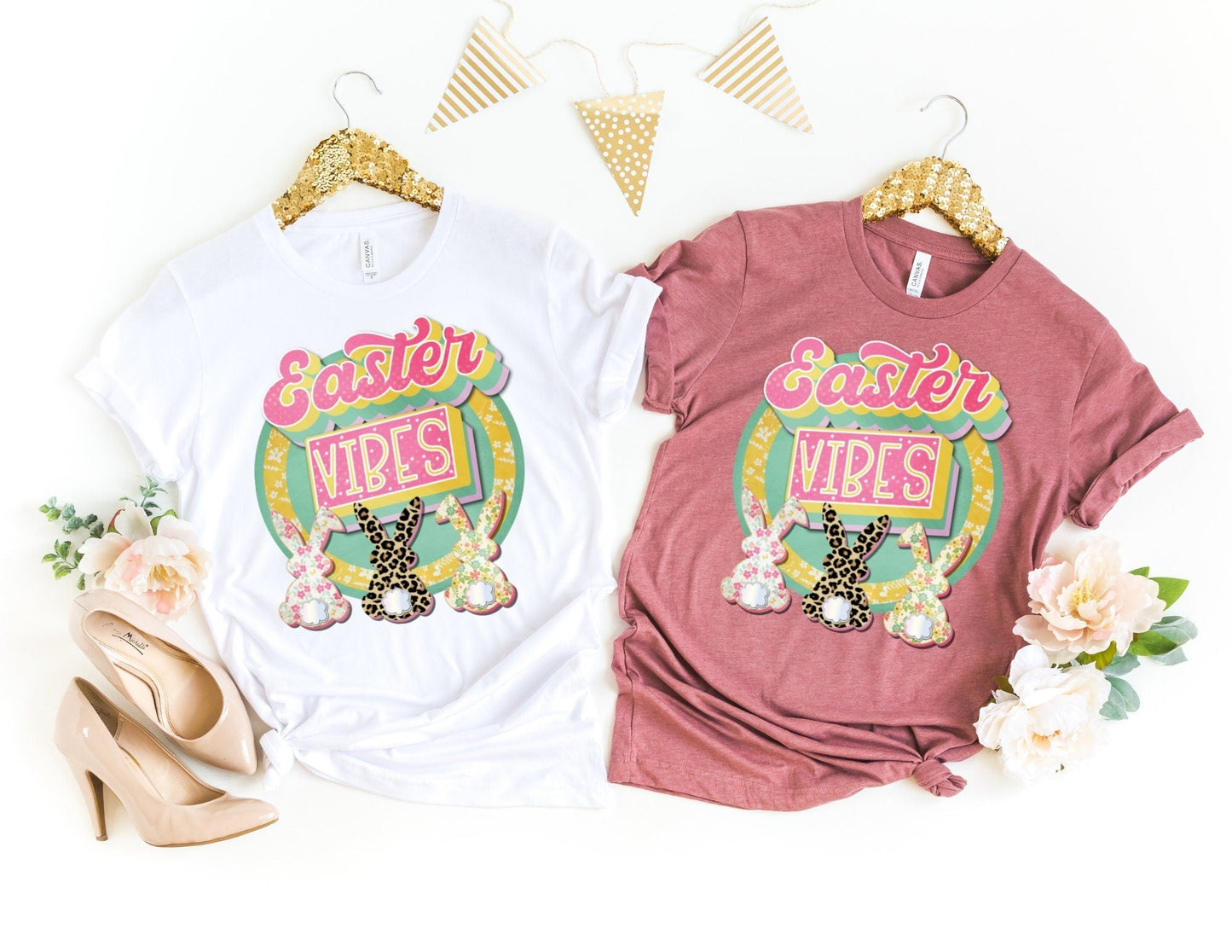 Easter Vibes Shirt - Bunny Easter Shirt