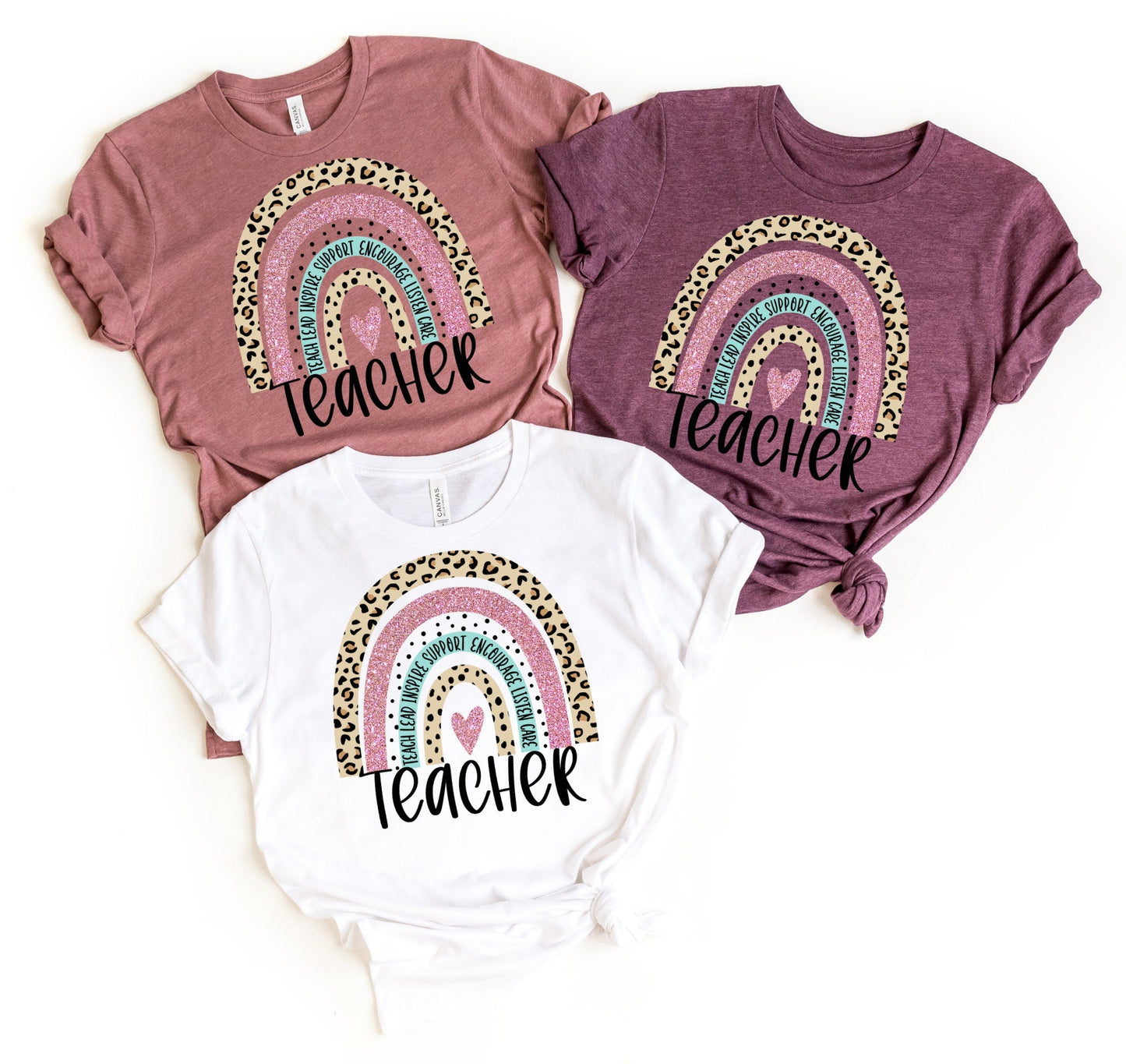 Teacher Rainbow Shirt - Rainbow Teacher Shirt